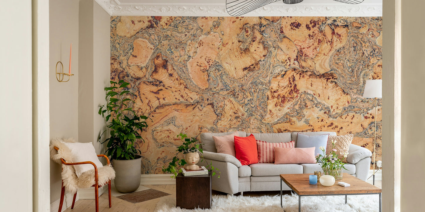 Unique variations in tone and intricate, swirling grain.

