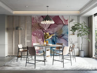 Sense of peaceful contemplation and artistic freedom.

