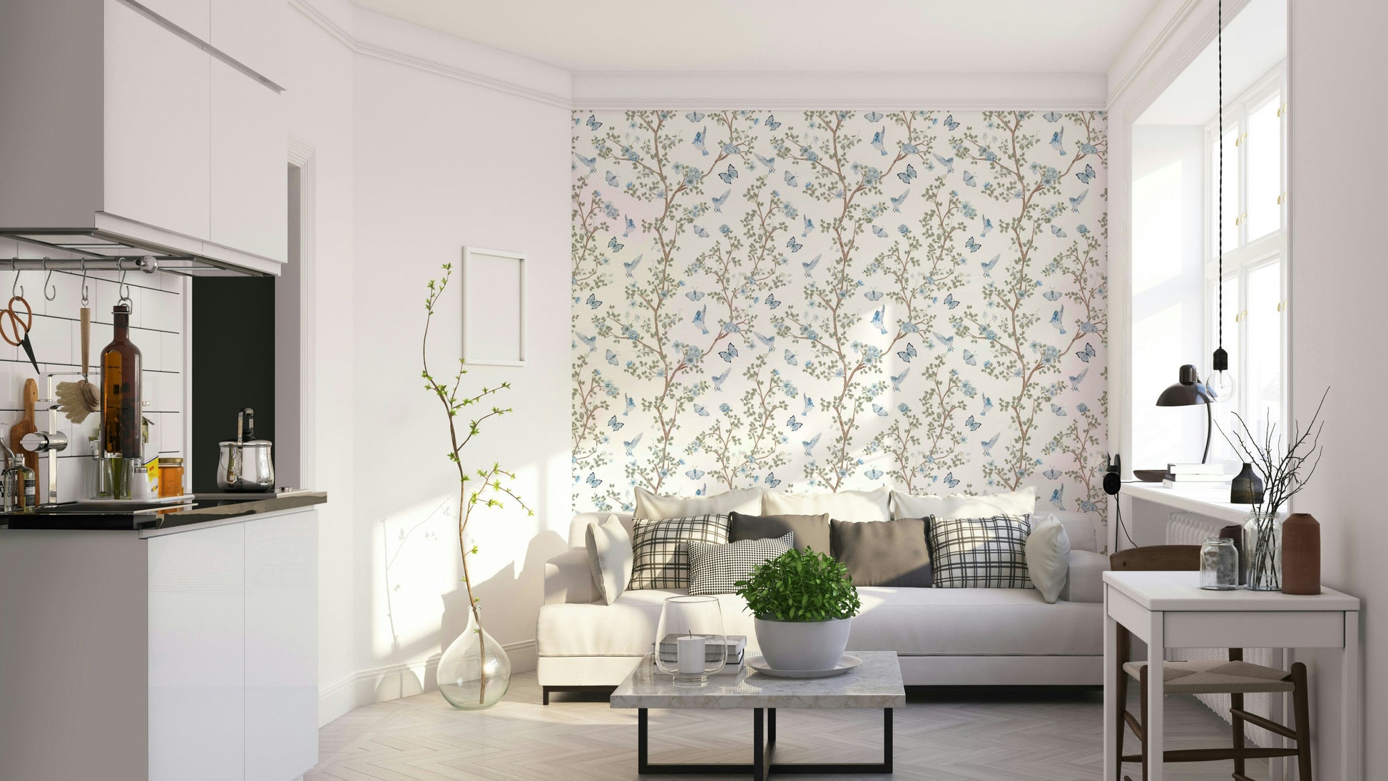 Sense of timeless elegance, peaceful nature, and delicate charm.

