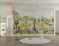 Sense of serene wonder and innocent joy.

