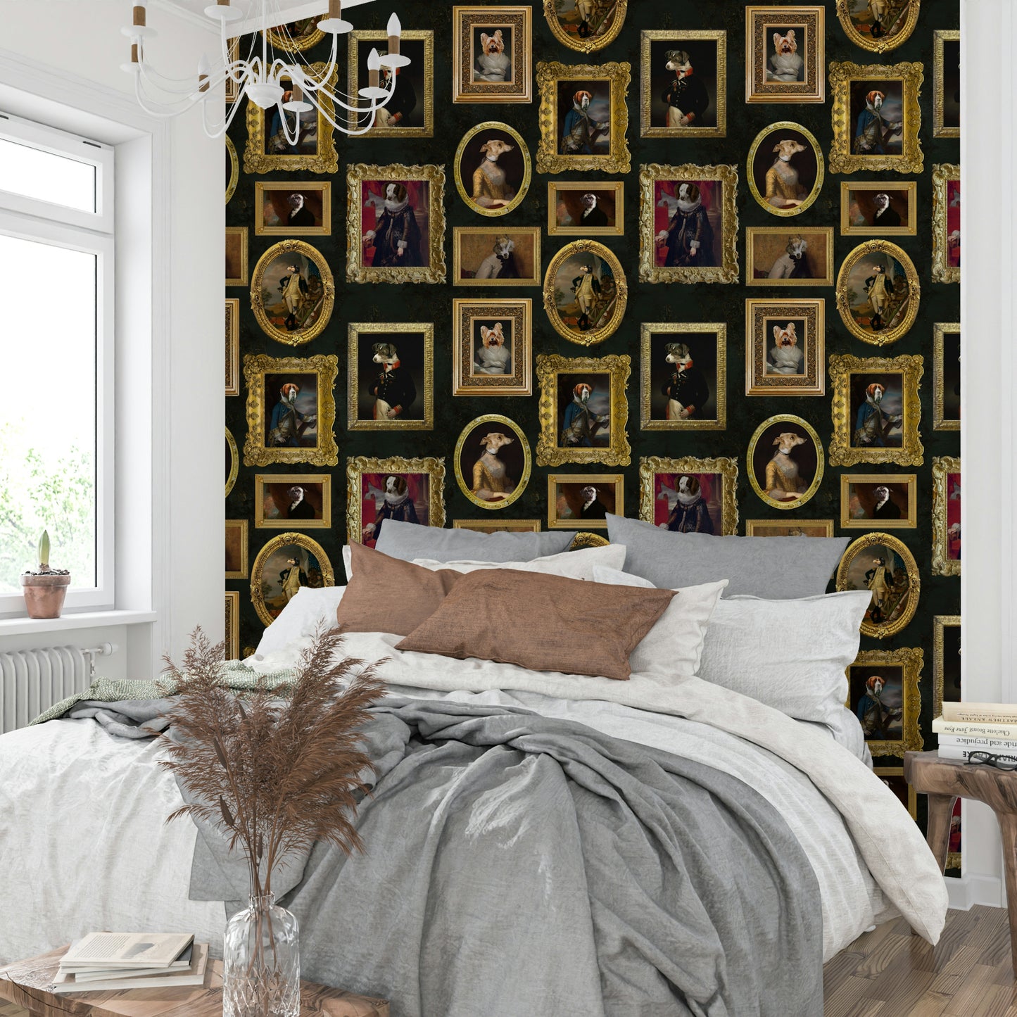 Ideal for a living room, child's room, pet-themed space, or study.

