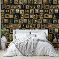 Whimsical and sophisticated animal portraits.

