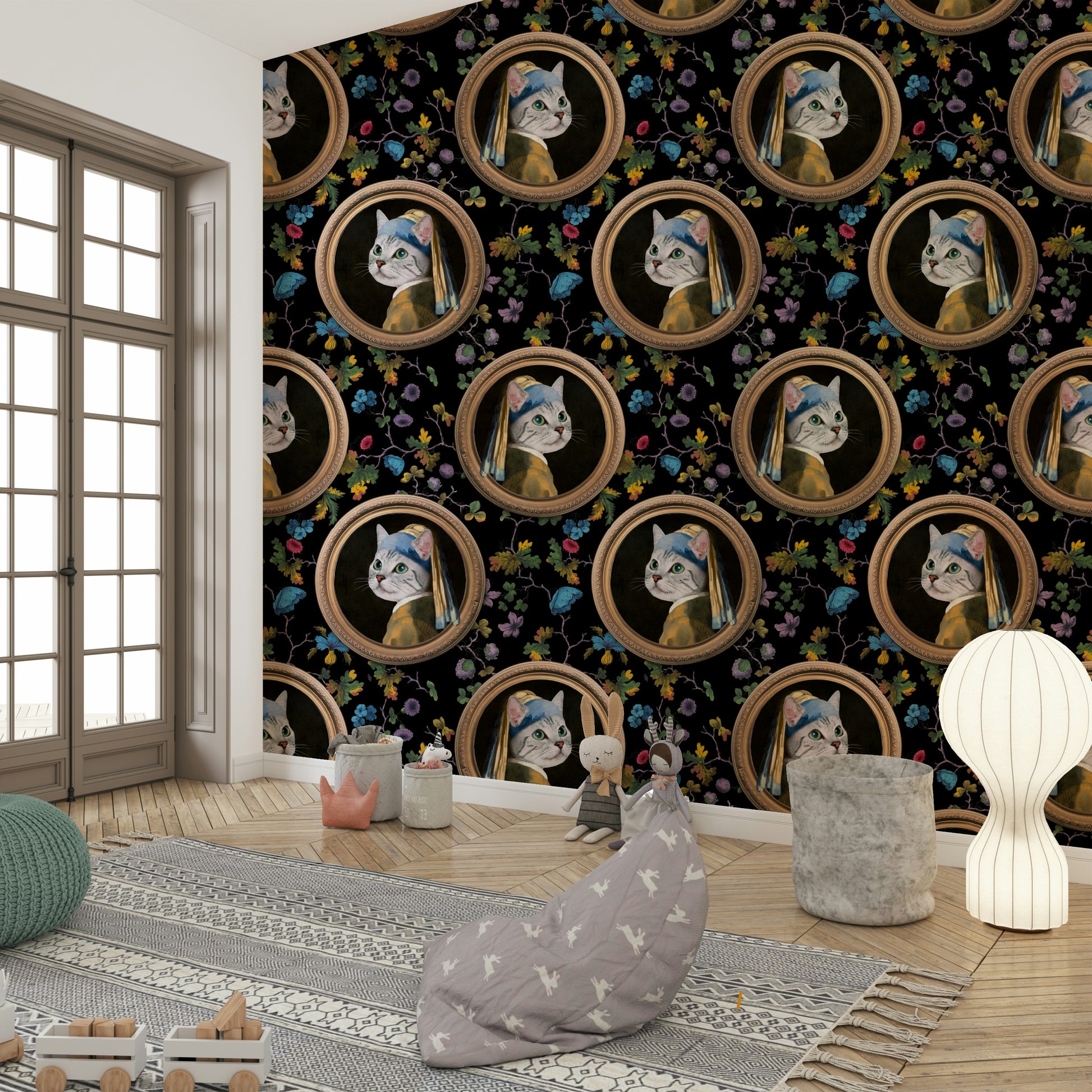 Classical interior or contemplative moment.

