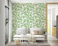 Delicate flower pattern wallpaper

