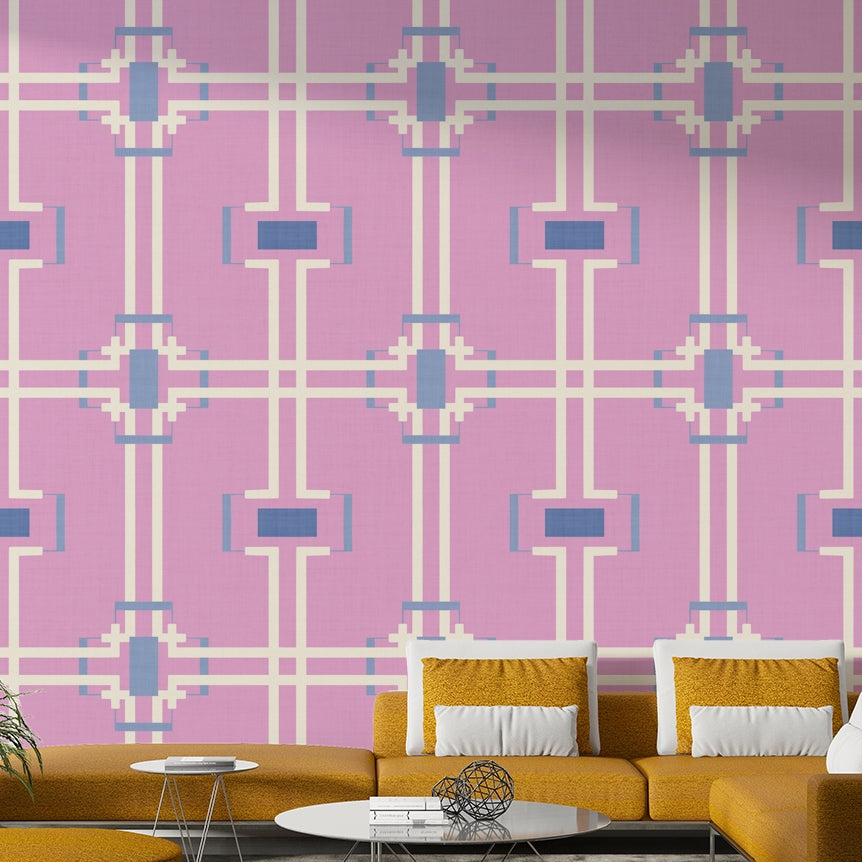 Intricate and balanced geometric shapes and lines.

