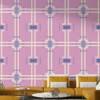 Intricate and balanced geometric shapes and lines.

