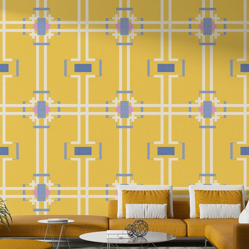 Harmonious and symmetrical pattern.

