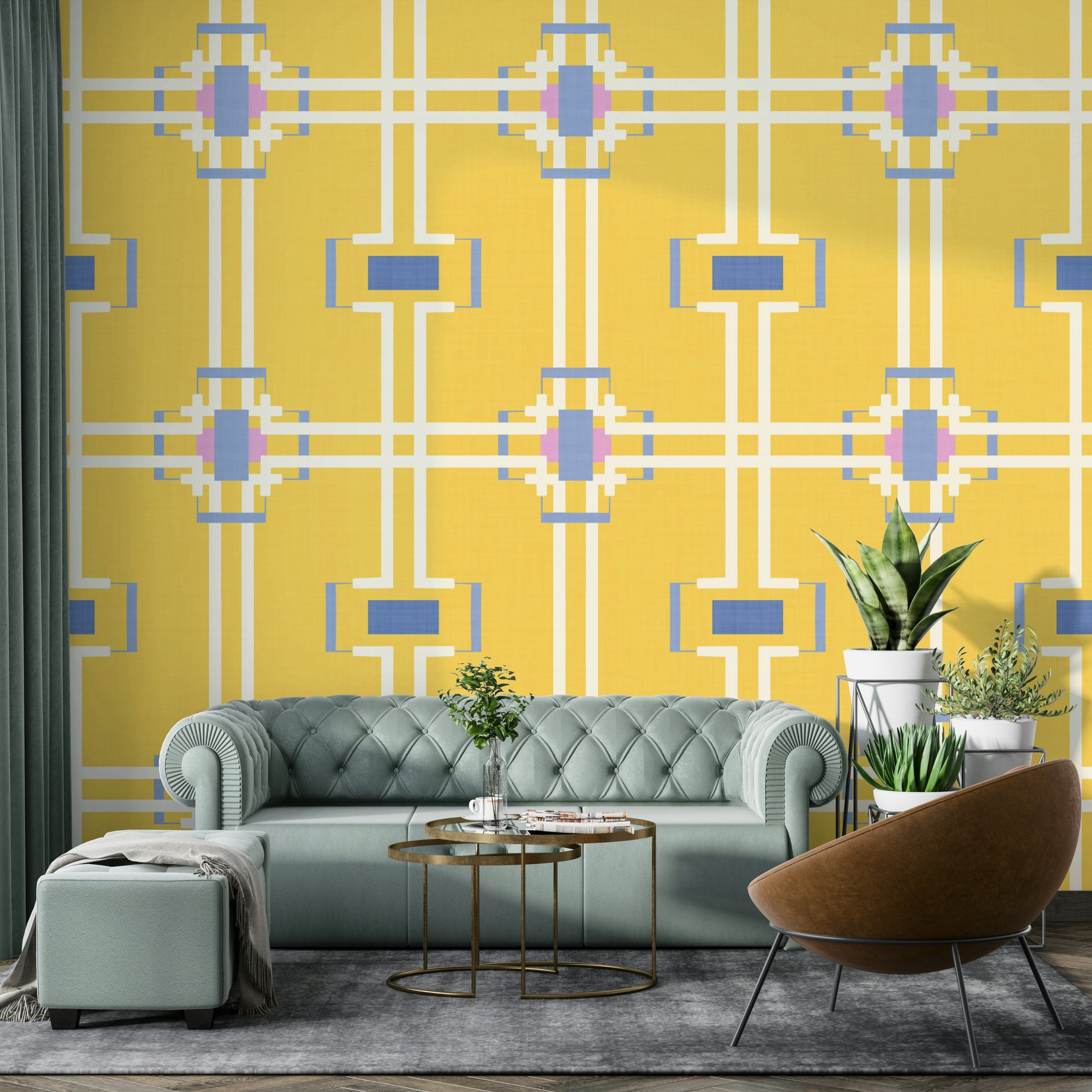 Cheerful and uplifting color palette.

