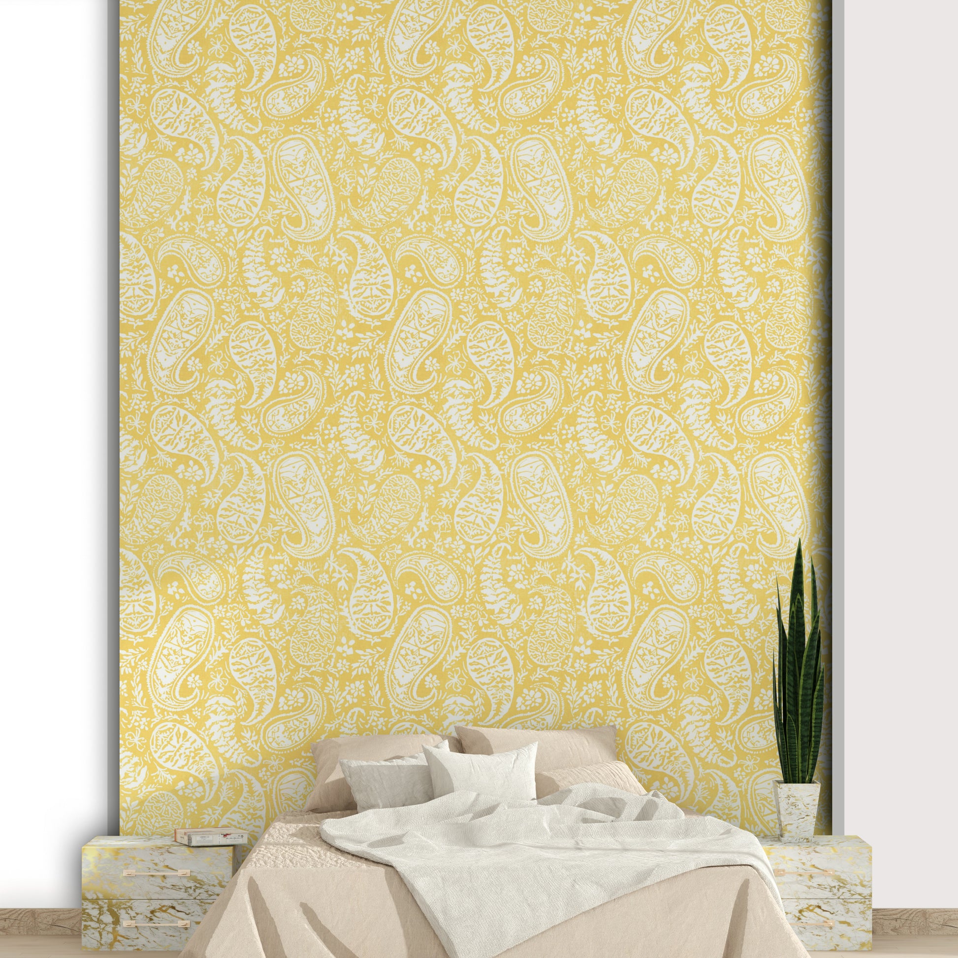 Bright creams and fresh green foliage accents.

