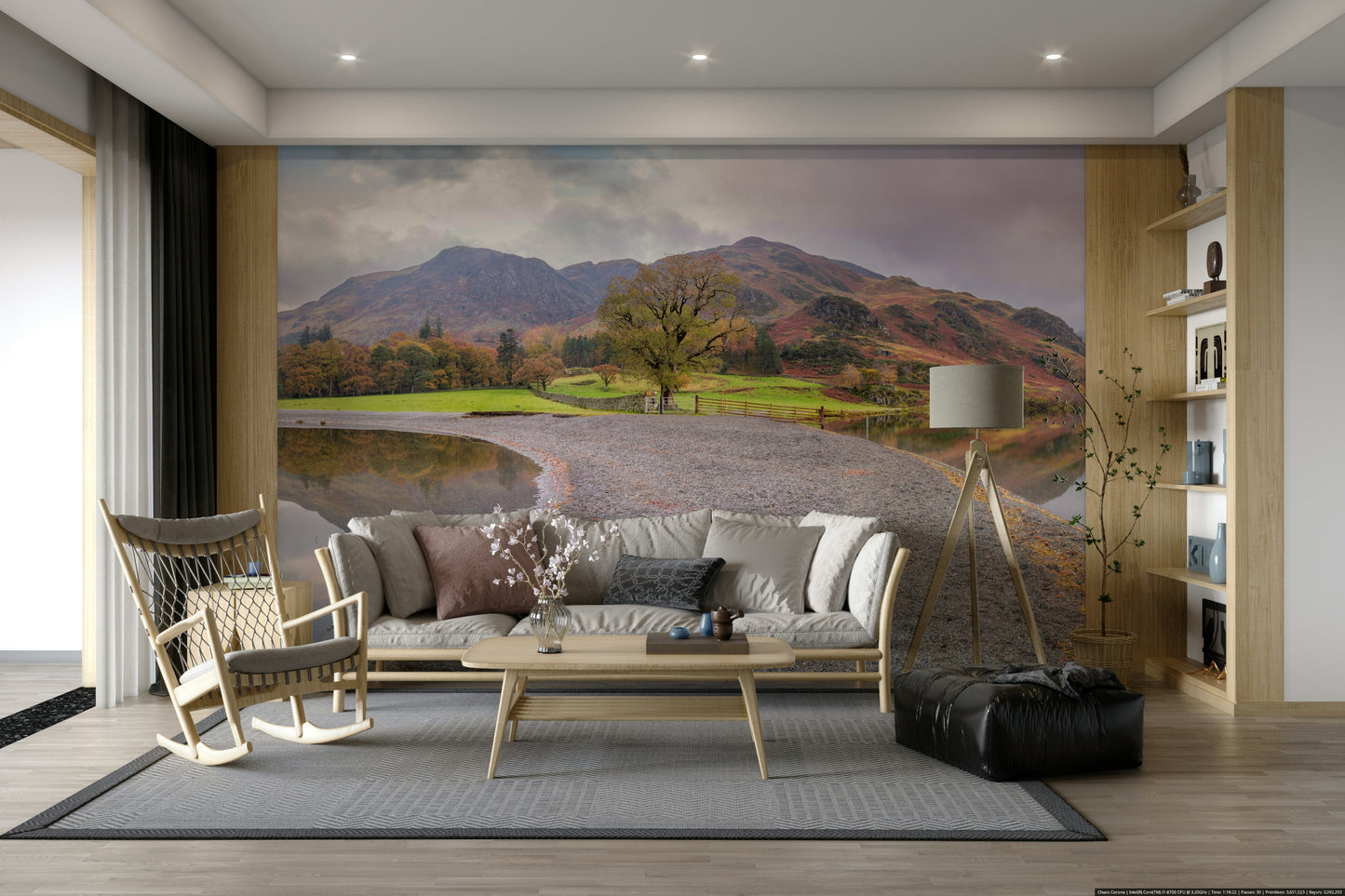 Peaceful escape and inspiring calm.

