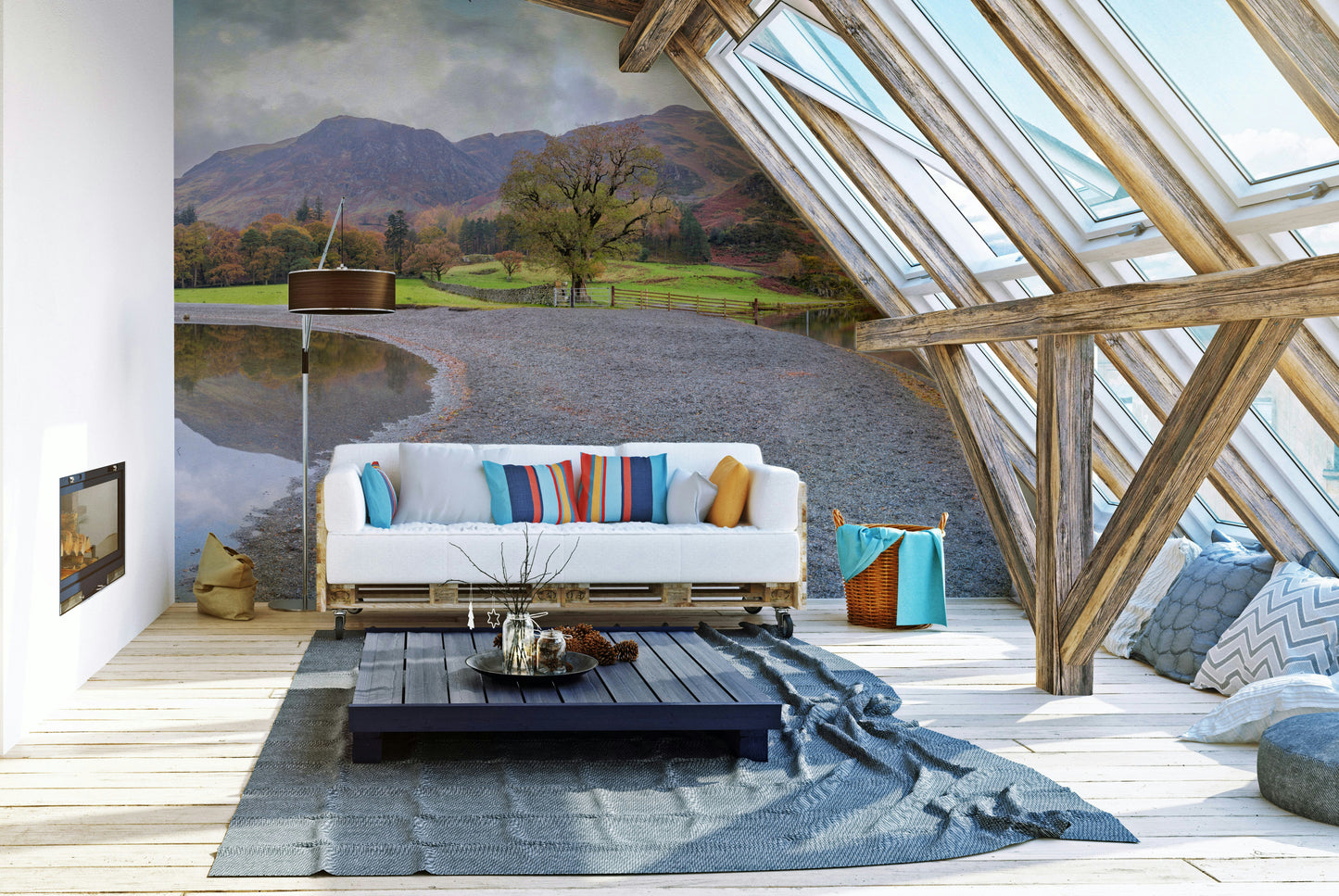 Sense of expansive peace and natural grandeur.

