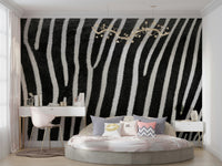 Natural variations of zebra's coat.

