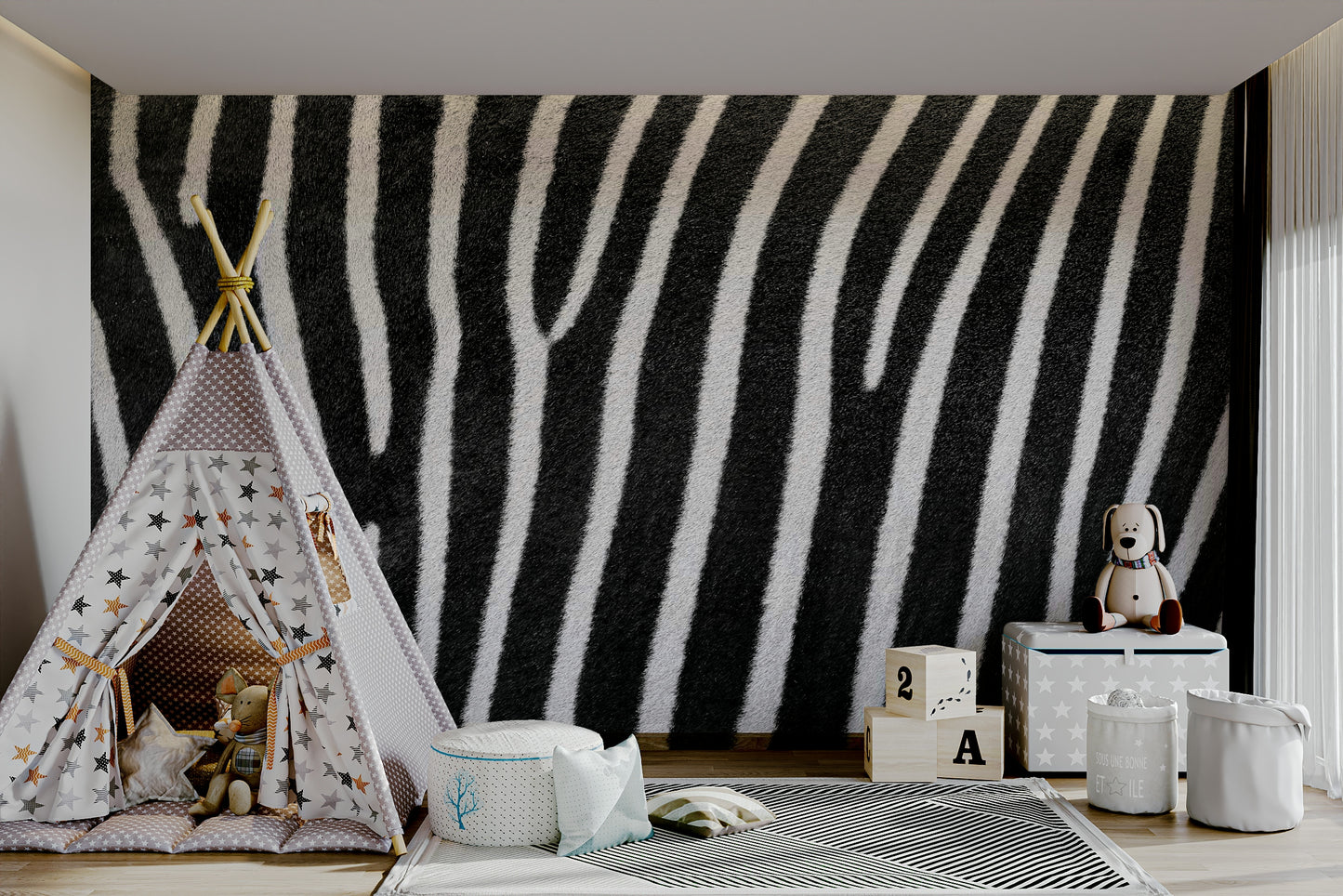 Ideal for a living room, bedroom, or accent wall.

