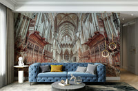 Grand hall perspective.

