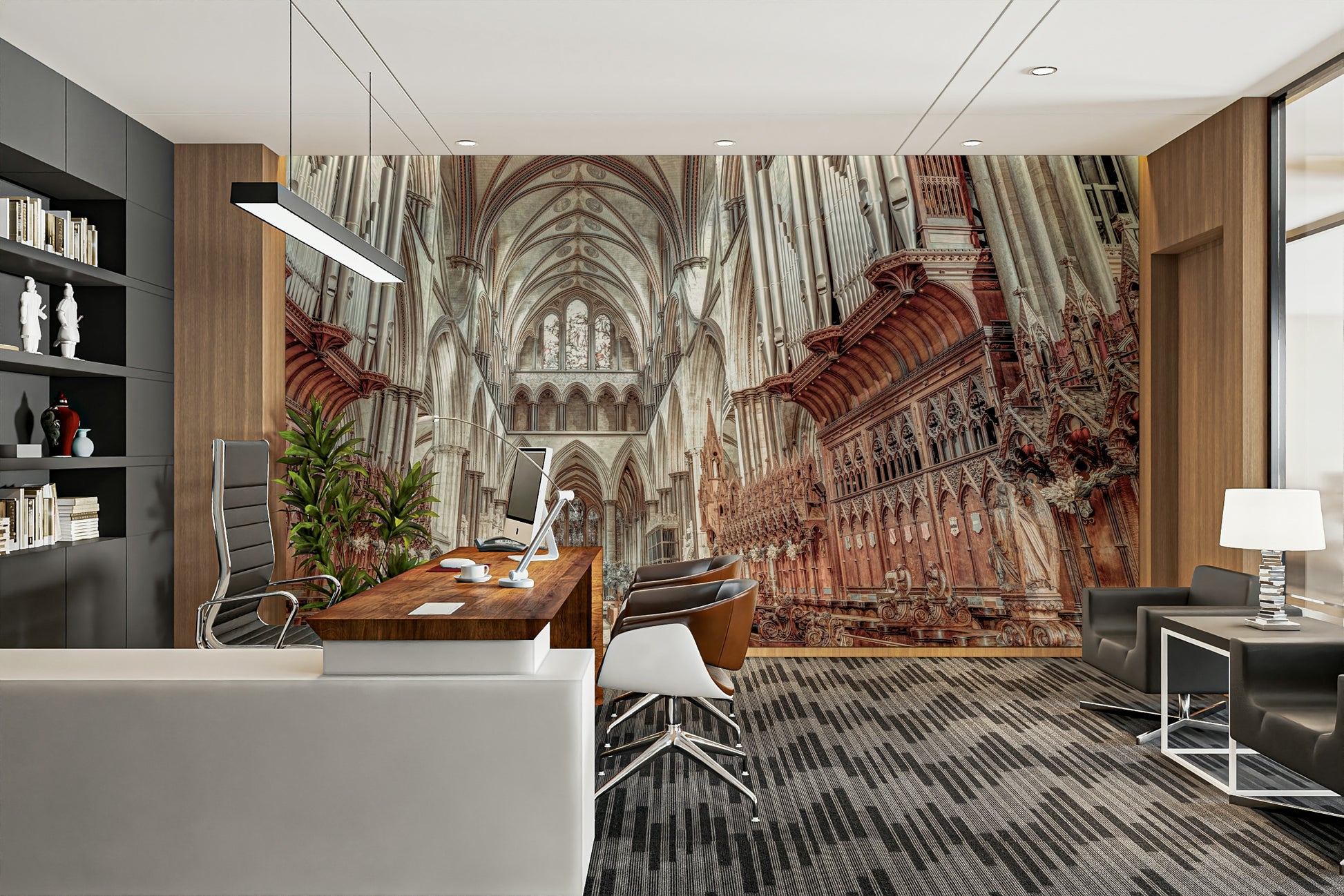 Impressive architectural elements.

