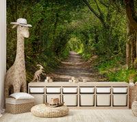 Bathed in soft, ethereal light.

