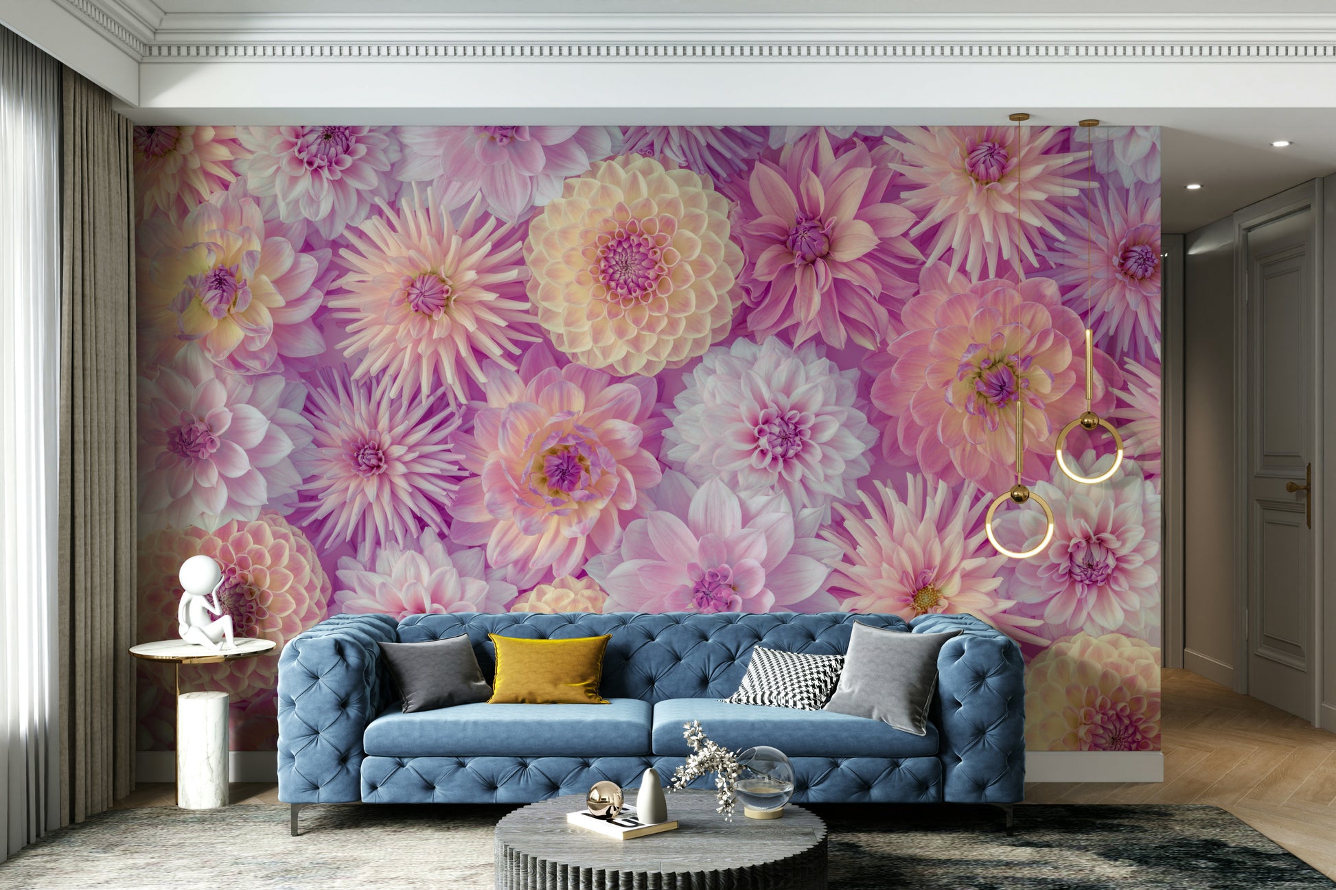 Ideal for a living room, dining room, or bedroom.

