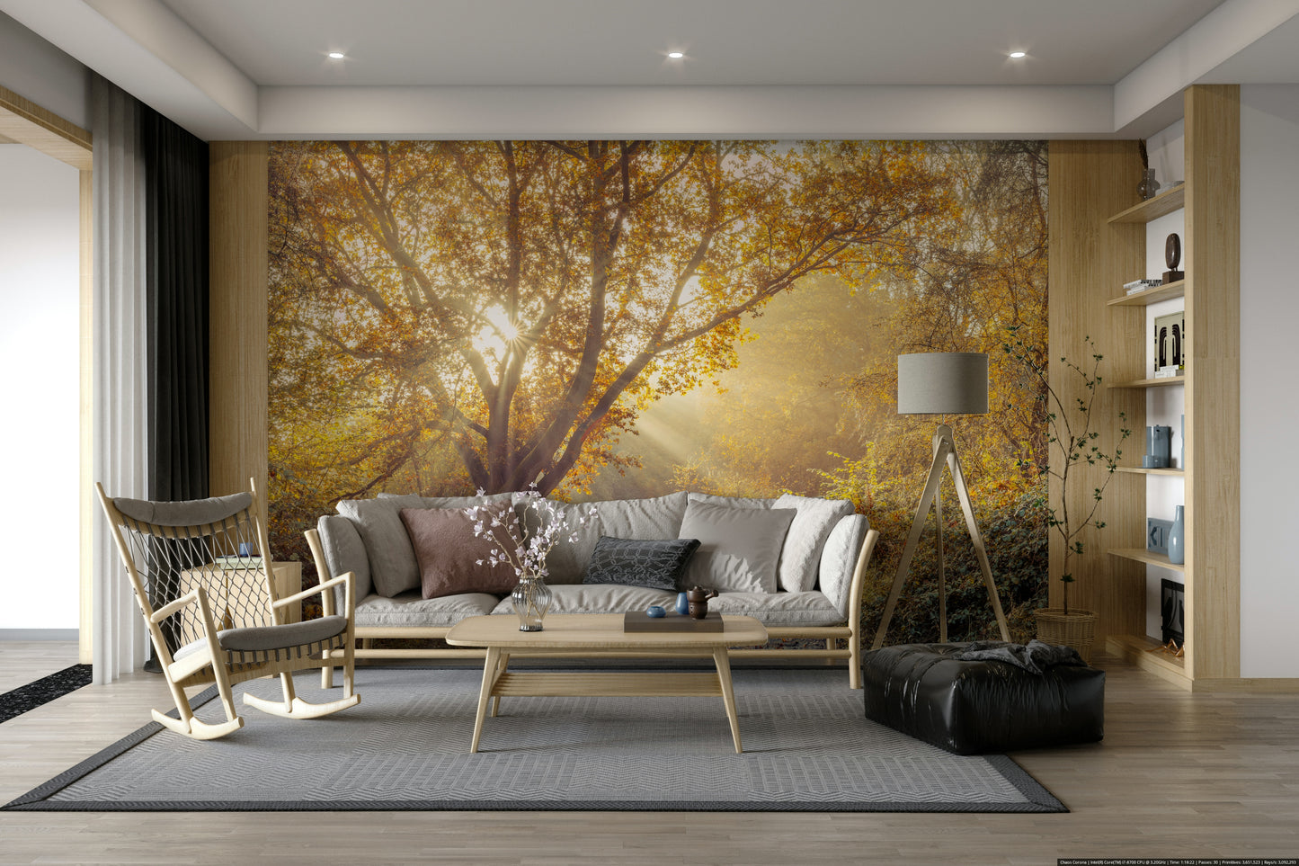 Peaceful escape aesthetic.

