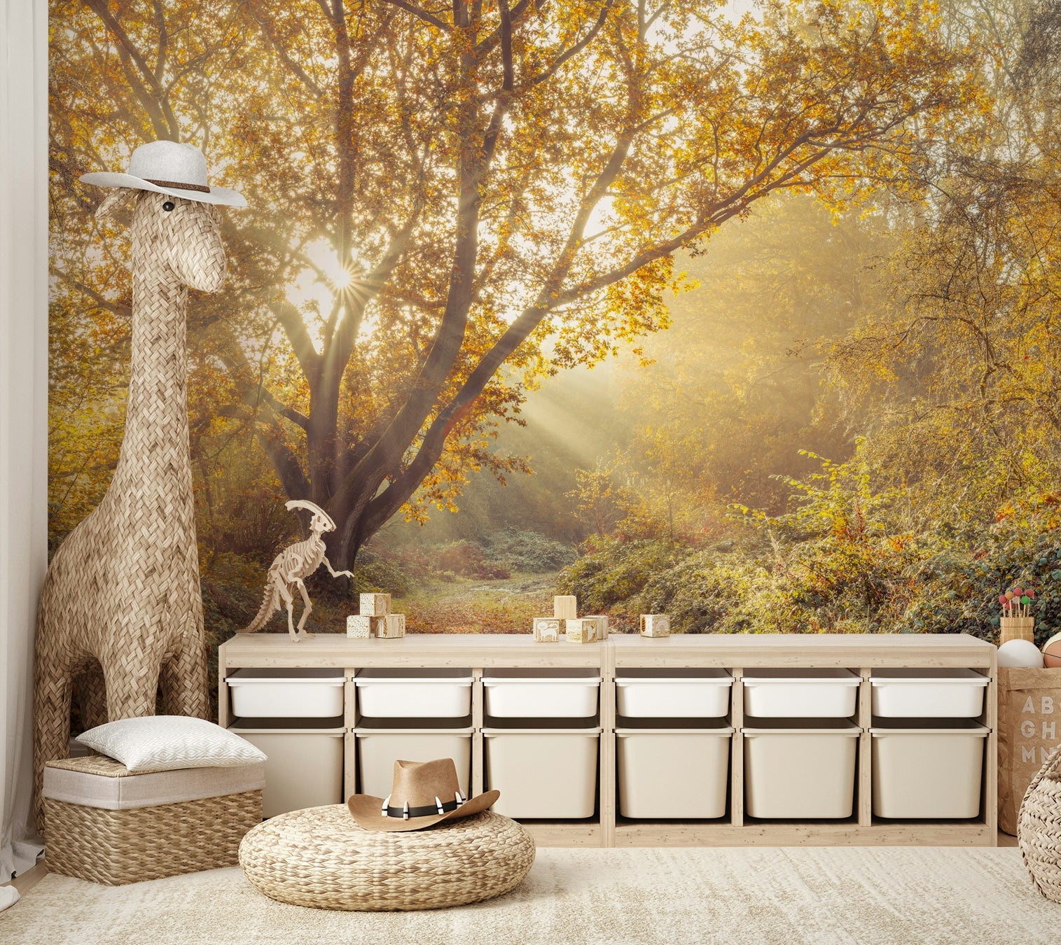 Sense of being surrounded by nature.

