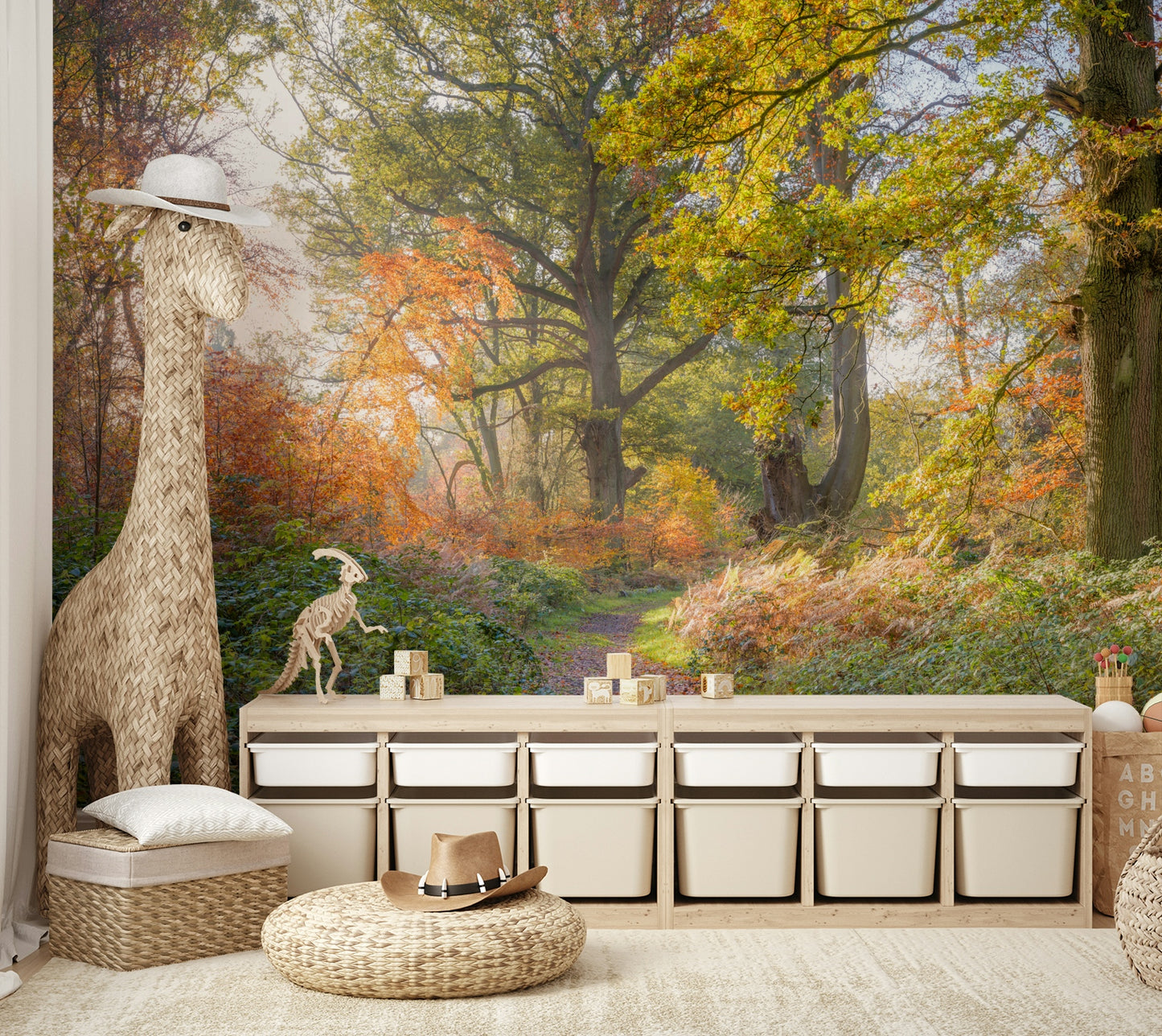 Ideal for a living room, dining room, or bedroom.

