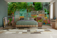 Street art and graffiti mural
