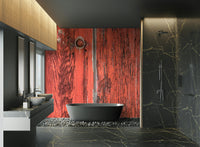 Weathered wood texture mural
