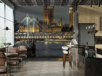 Westminster Bridge at night
