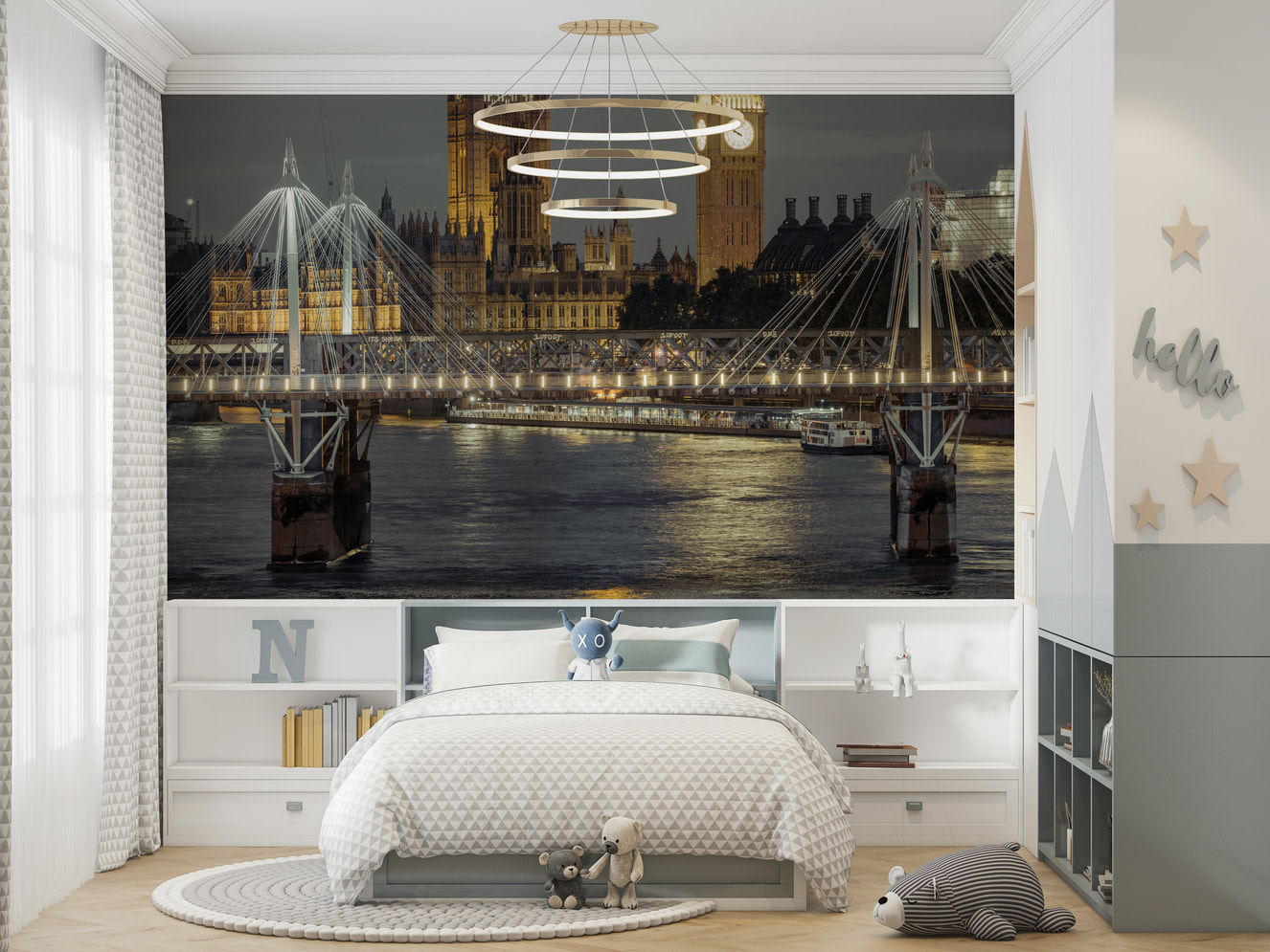Picture of Evening in London Wall Mural
