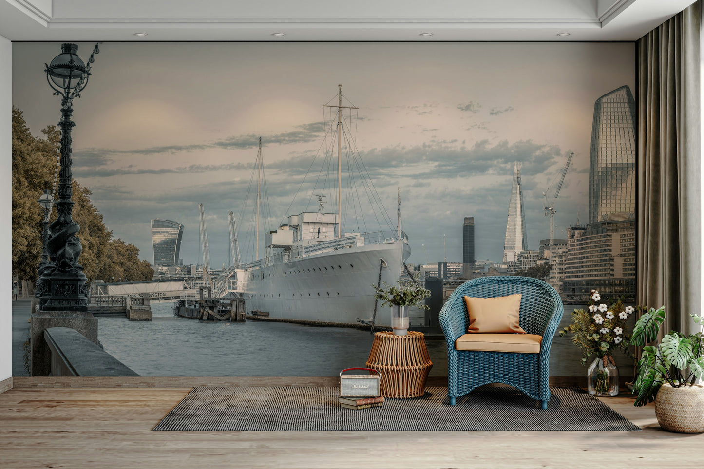 Picture of Thames Panorama Wall Mural
