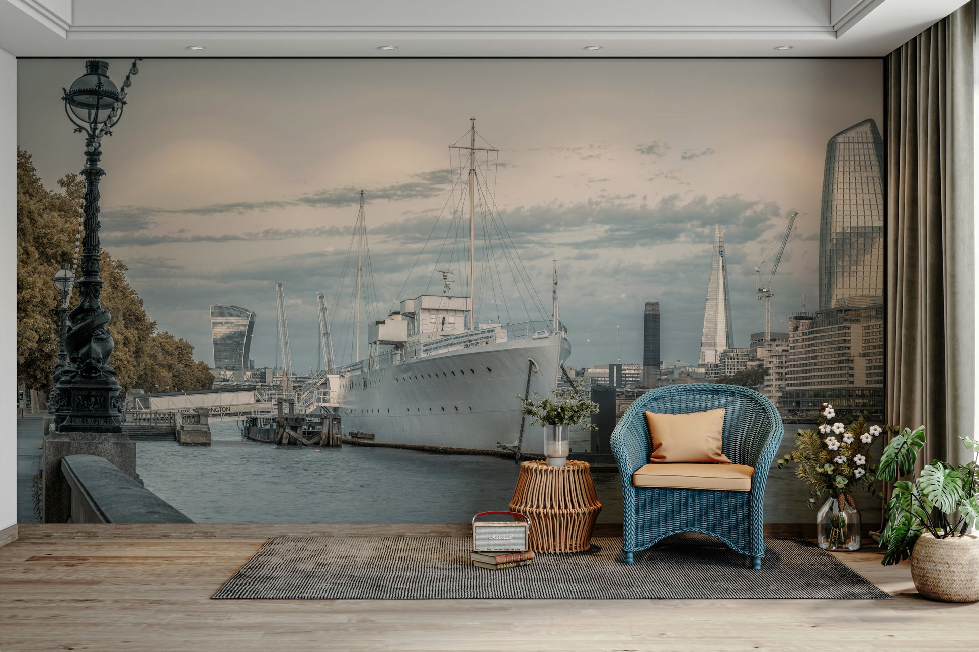Picture of Thames Panorama Wall Mural
