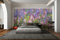 Nature inspired flower mural
