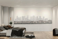 Soft focus city scene wallpaper
