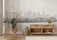 Atmospheric city view wall art
