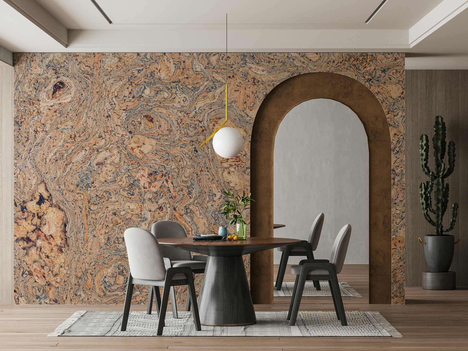 Biophilic design wallpaper
