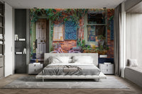 Charming street scene wall art
