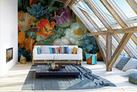 Picture of Radiant Blooms Harmony Wall Mural

