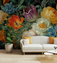Classic floral bouquet wall art
