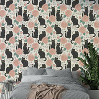 Dark flora and fauna wallpaper
