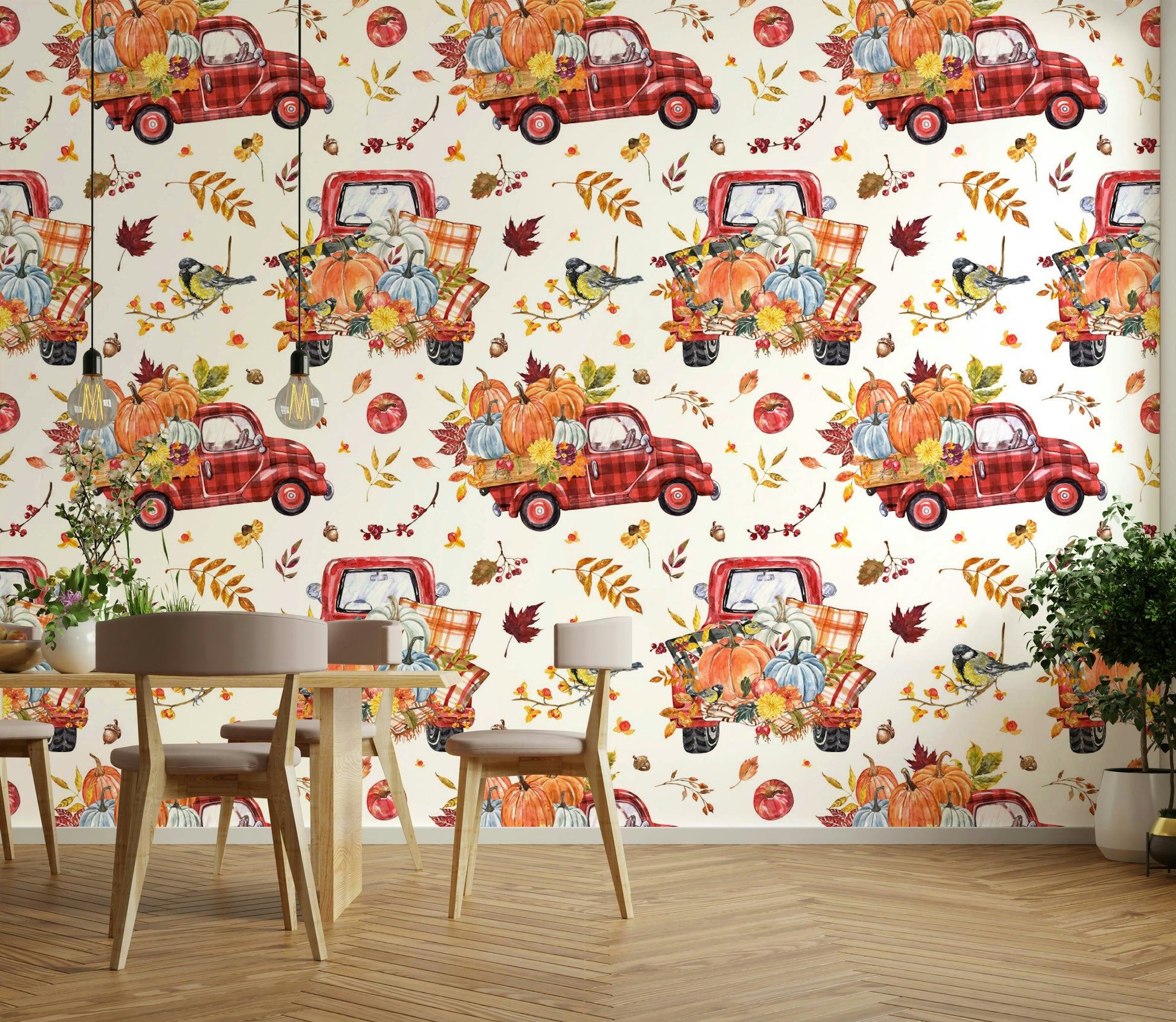 Autumn harvest truck design
