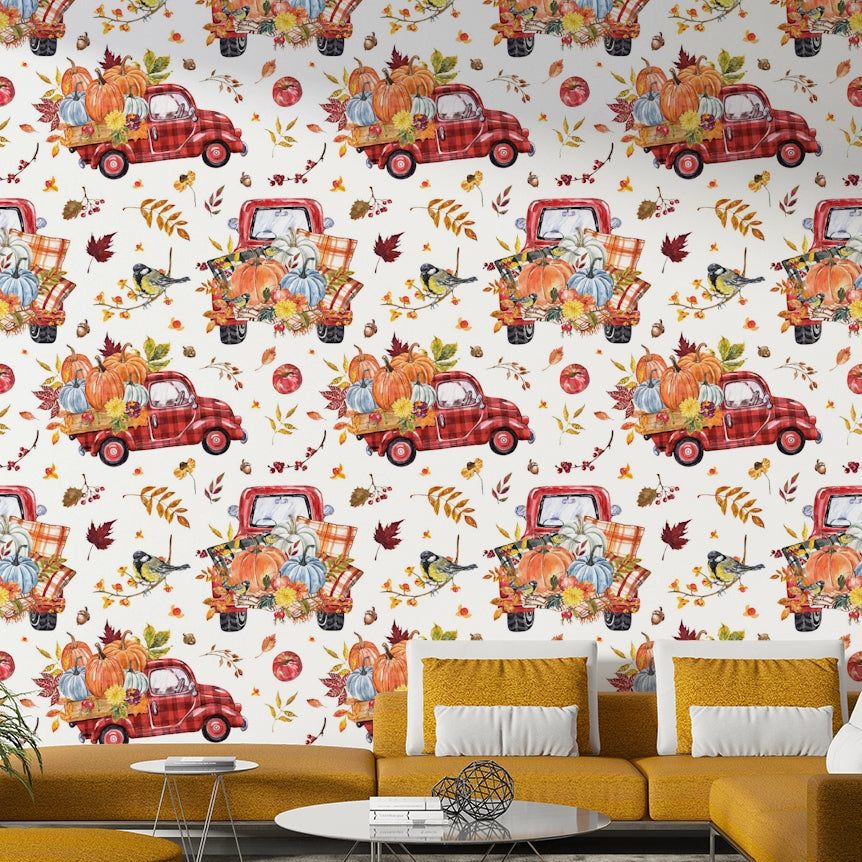 Rustic farm truck print
