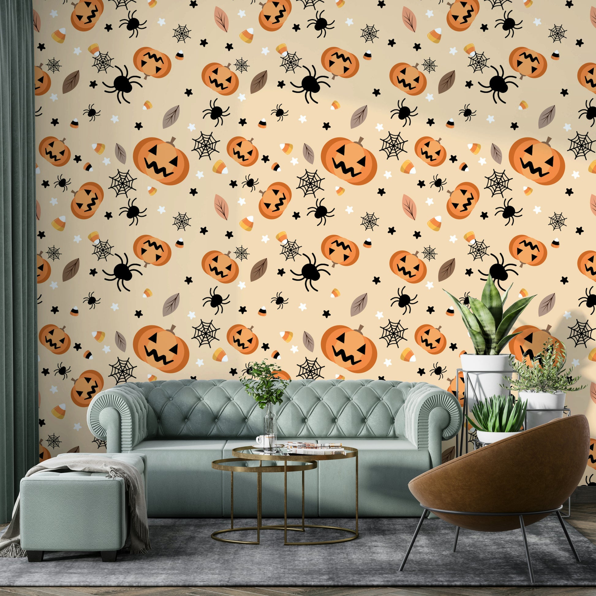 Halloween Fun ghost wall mural
