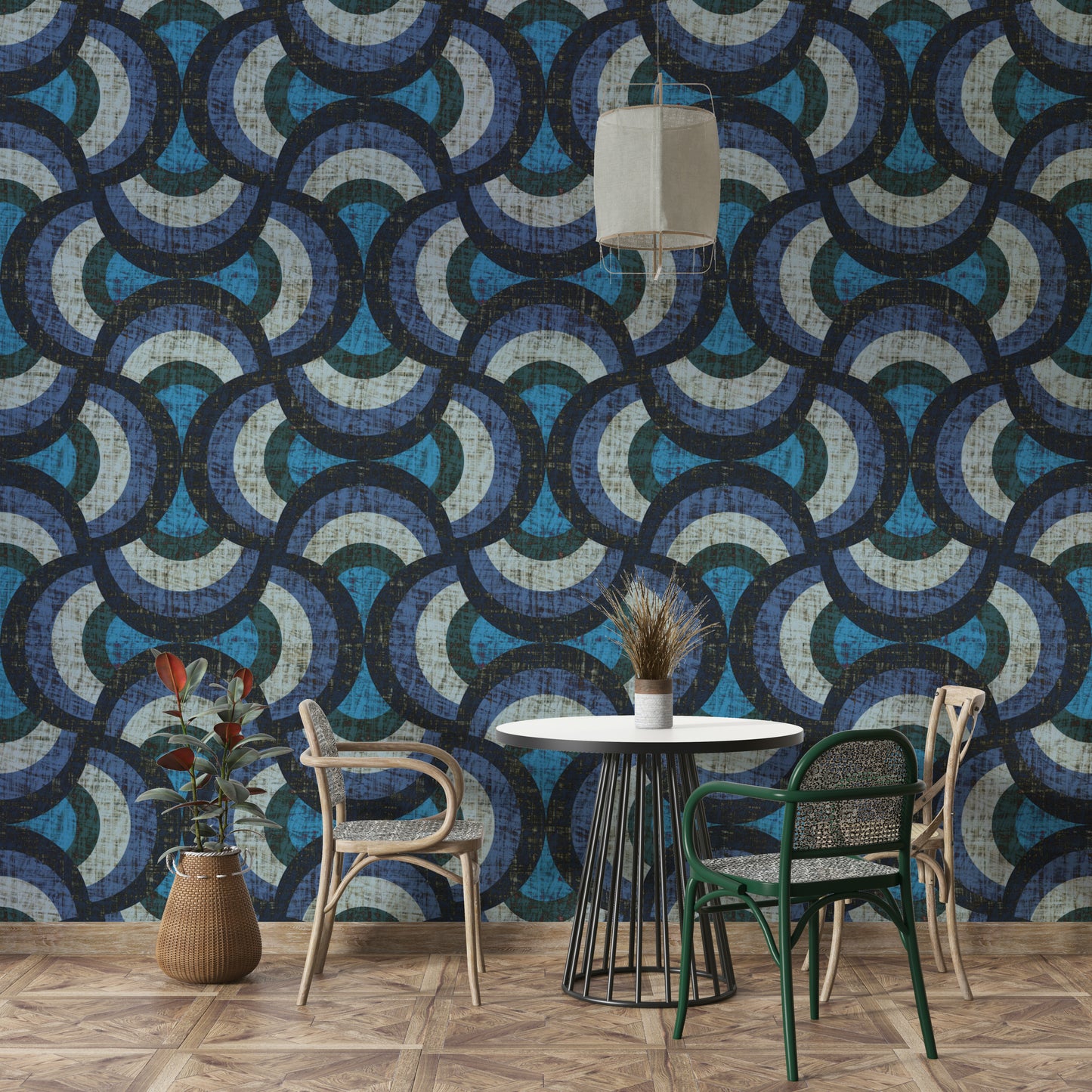 Soothing blue wallpaper
