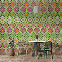 Nostalgic floral wallpaper
