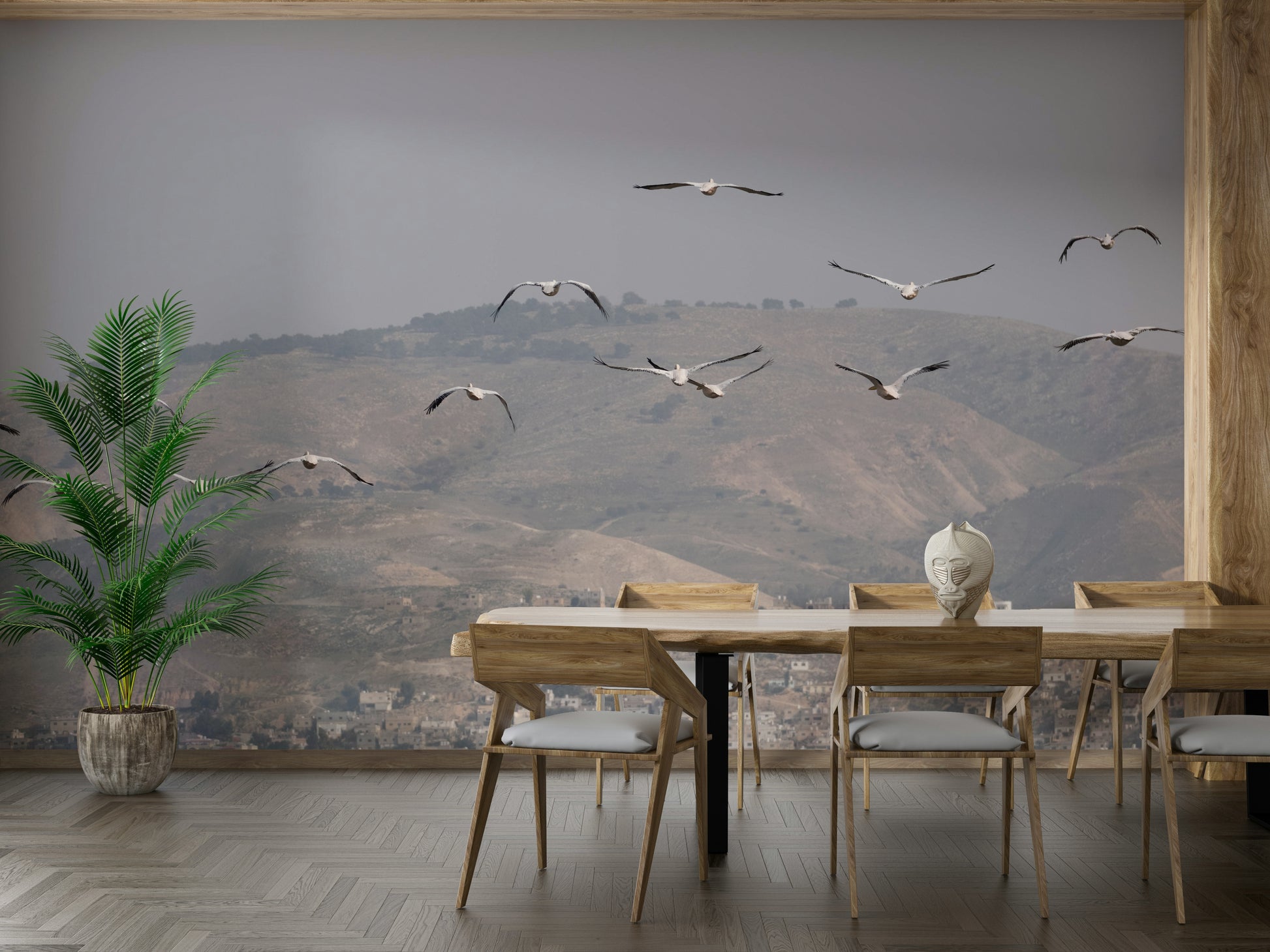 It gives a feeling of profound tranquility and inspiring vastness.
