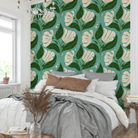 Captures the essence of the groovy, floral-powered 70s.
