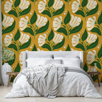 The texture appears smooth and graphic, like a vintage print.
