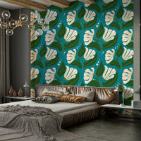 Captures the essence of the groovy, floral-powered 70s.
