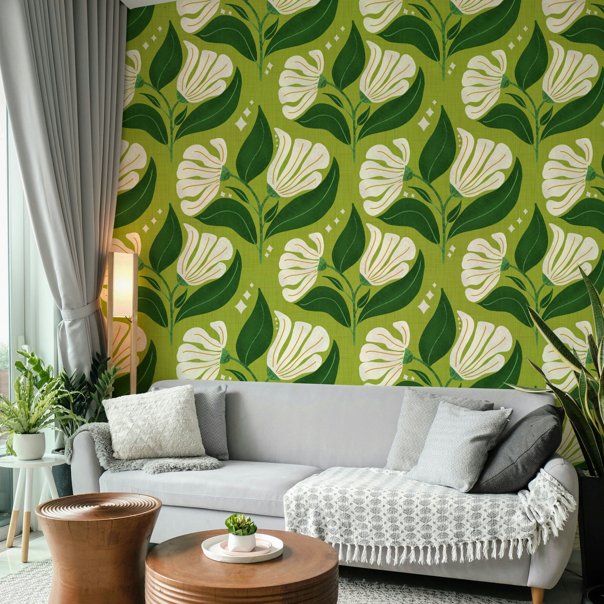 Suitable for a retro-themed, bohemian, or eclectic interior.
