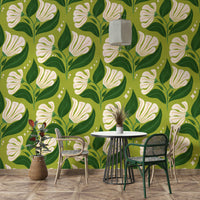 Captures the essence of the groovy, floral-powered 70s.
