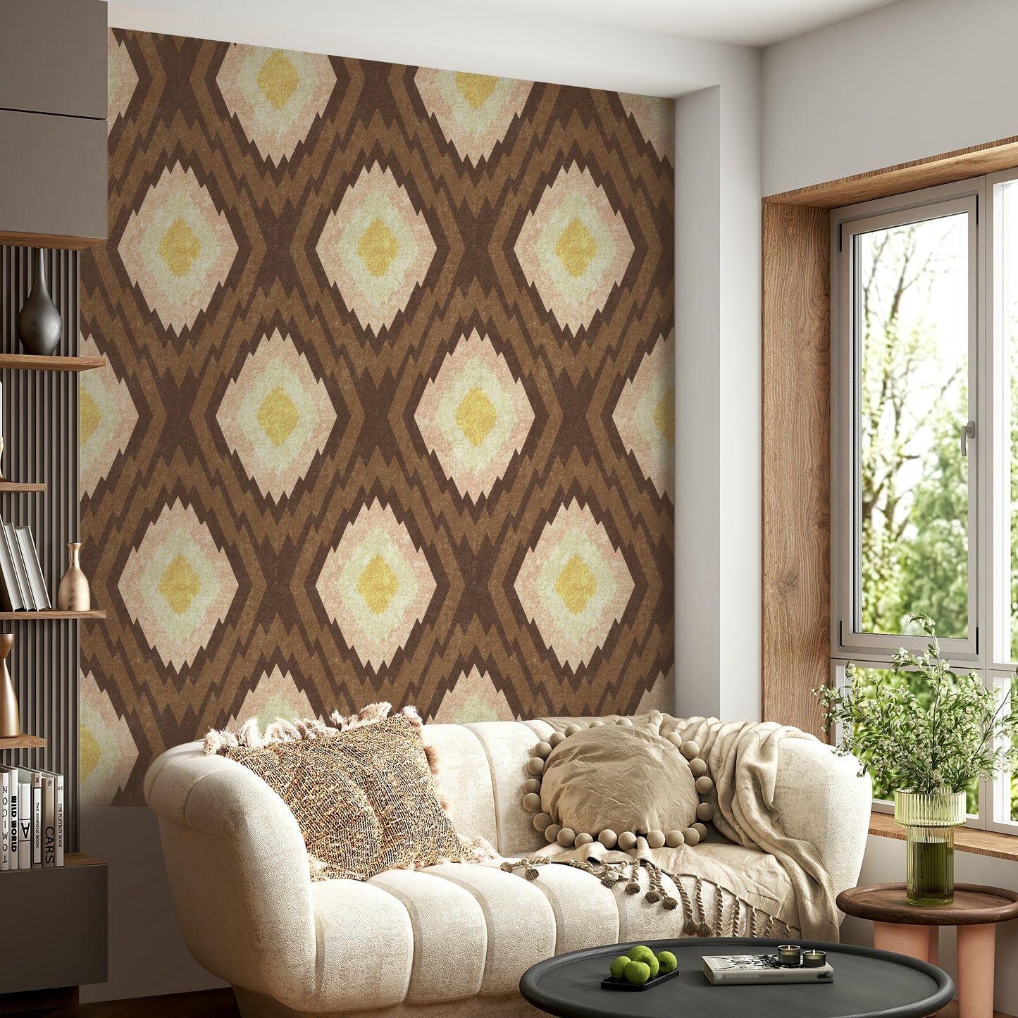 The texture appears smooth and graphic.
